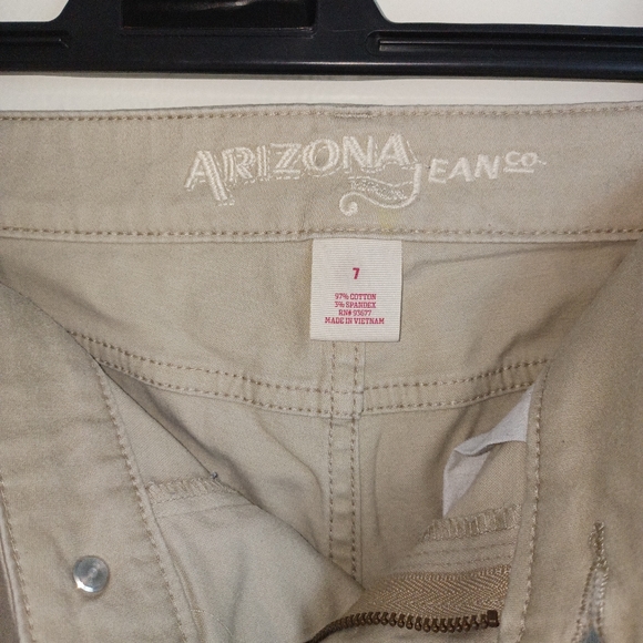 Arizona Jeans, Skinny Ankle Beige, size 7 - Picture 3 of 6